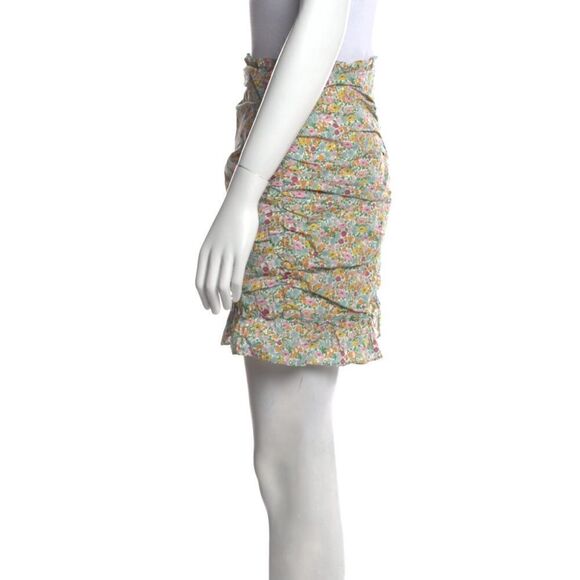 NWT For Love and Lemons Raleigh Mini Skirt in Blue - Picture 4 of 7